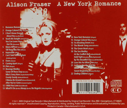 Alison Fraser-New York Romance