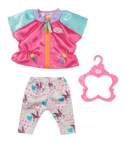 BABY Born Casual Outfit Pink 833605 - High-quality Clothing for 43cm Dolls For Toddlers - Includes Jacket, Trousers & Clothing Hanger - Suitable from 3 Years