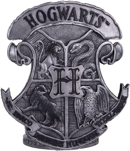 Nemesis Now Officially Licensed Harry Potter Slytherin Bookend 20cm, Resin, Silver