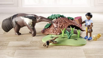 PLAYMOBIL Wiltopia 71012 Ameisenbärpflege mit Spielzeugtieren, Nachhaltiges Spielzeug für Kinder ab 4 Jahren, tbd