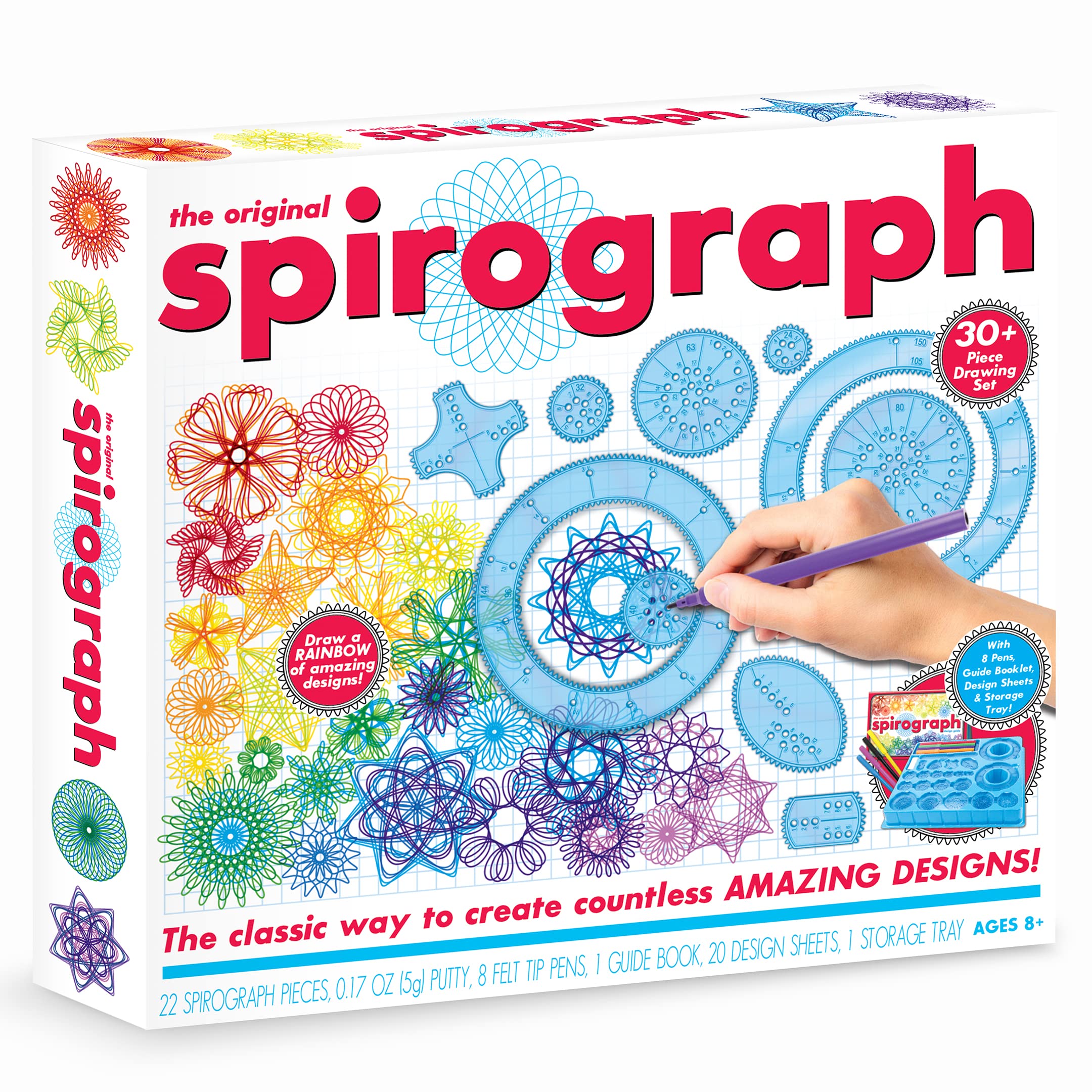 Spirograph Original, Multicolor, One Size (SP202) Original with Markers One Size Multicolor