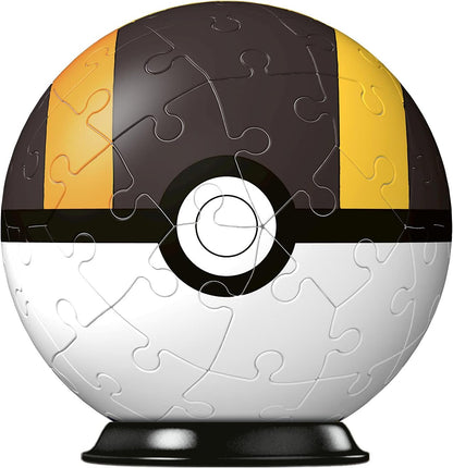 Ravensburger Pokemon Ultra Ball - 3D Jigsaw Puzzle Ball for Kids Age 6 Years Up - 54 Pieces - No Glue Required - Pokeball, White