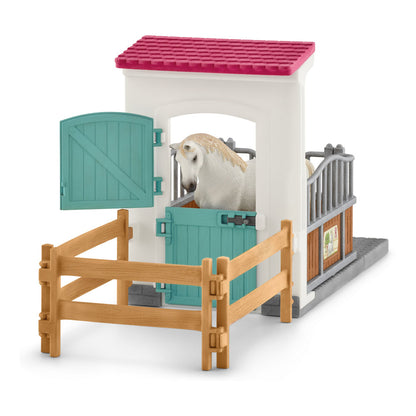 SCHLEICH Horse Club Horse Stall Extension Toy Playset, Multi-colour (42569)