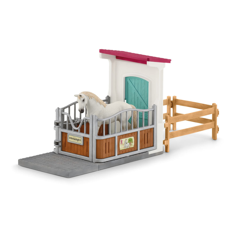 SCHLEICH Horse Club Horse Stall Extension Toy Playset, Multi-colour (42569)