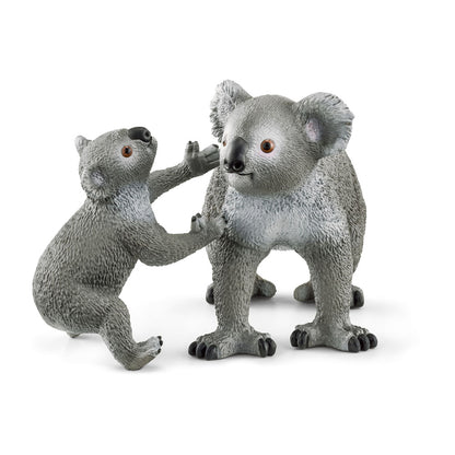 Schleich Wild Life Koala Mother And Baby Toy Figure Set, 3 To 8 Years, Grey (42566)
