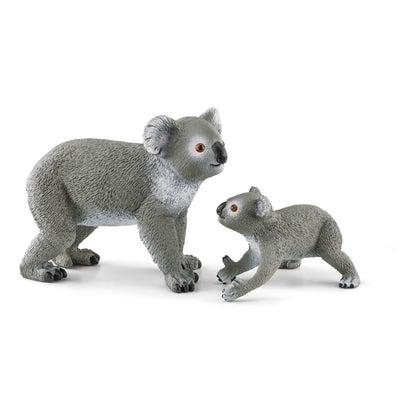 Schleich Wild Life Koala Mother And Baby Toy Figure Set, 3 To 8 Years, Grey (42566)