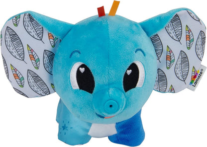 Lamaze Puffaboo Elephant, Newborn Baby Toy, Sensory Toy for Babies with Colours, Babyshower Gift for New Parents, Development Toy for Boys and Girls Aged 3 Months +