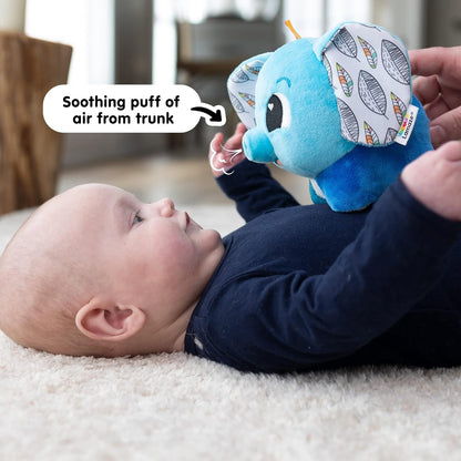 Lamaze Puffaboo Elephant, Newborn Baby Toy, Sensory Toy for Babies with Colours, Babyshower Gift for New Parents, Development Toy for Boys and Girls Aged 3 Months +