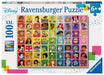 Ravensburger Disney Pixar Disney & Pixar Colour Palette Jigsaw Puzzles for Kids Age 6 Years Up - 100 Pieces XXL - Gifts for Children