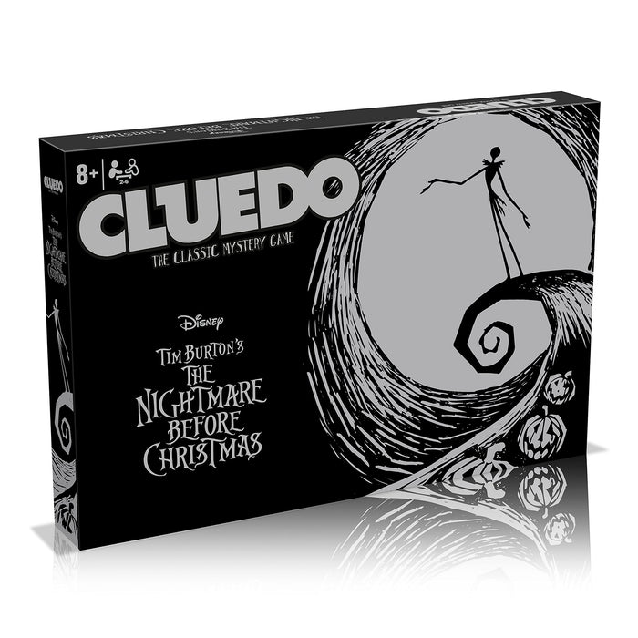 Winning Moves Nightmare Before Christmas Cluedo Board Game, Join Jack, Sally, Dr Finkelstein, Oogie Boogie, Shock and Barrel to figure out who kidnapped Sandy Claws, great gift for ages 8 plus