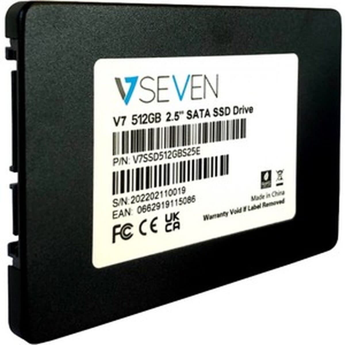 V7 V7SSD512GBS25E internal solid state drive 2.5" 512 GB Serial ATA III