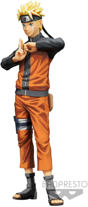 Banpresto NARUTO SHIPPUDEN - Uzumaki Naruto - Figurine Grandista Nero