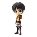 Banpresto Attack On Titan - Qposket - Eren Yeager A - Figurine 14 cm, Black, One Size