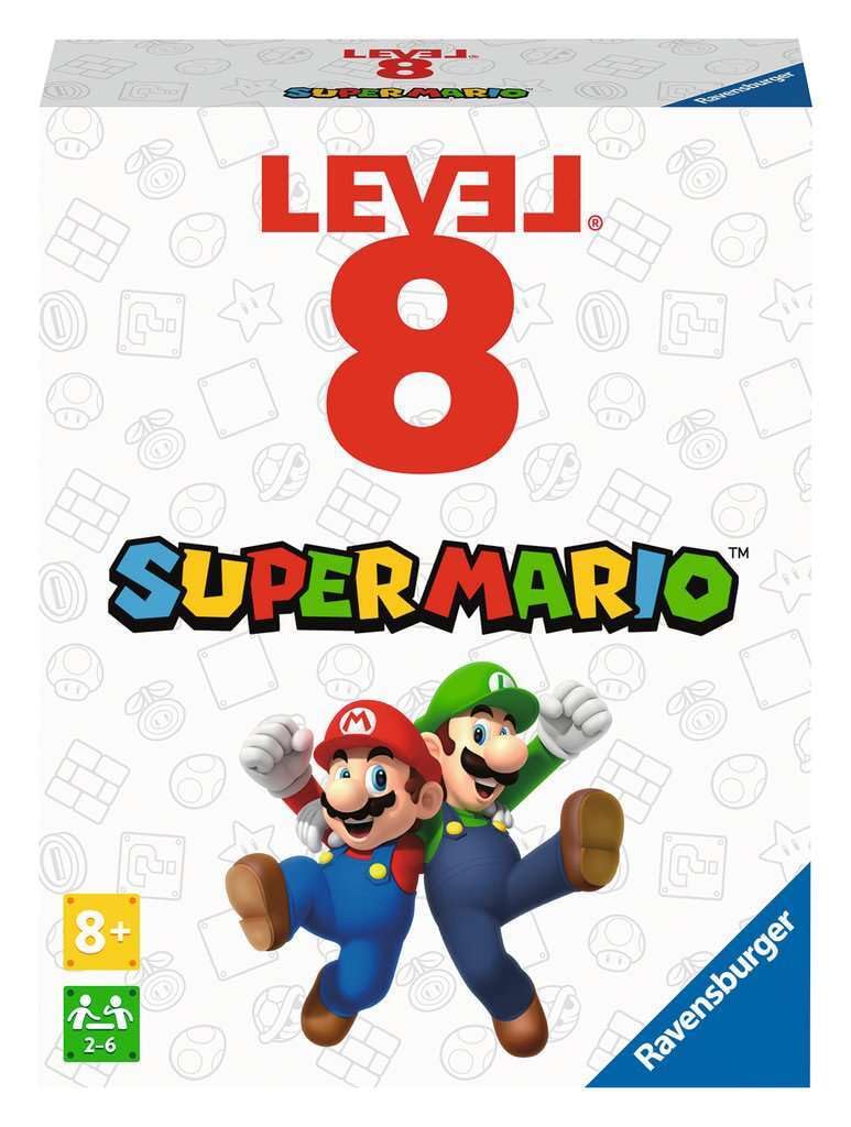 Ravensburger - Level 8 Super Mario - Jeu de Cartes - Jeu de société Famille - Combinaisons - 2 à 6 Joueurs dès 8 Ans - Mixte - 27343 (Multilingue – Français Inclus