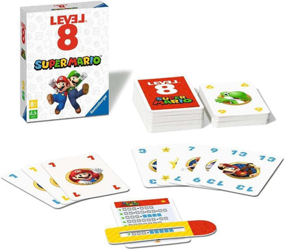 Ravensburger - Level 8 Super Mario - Jeu de Cartes - Jeu de société Famille - Combinaisons - 2 à 6 Joueurs dès 8 Ans - Mixte - 27343 (Multilingue – Français Inclus