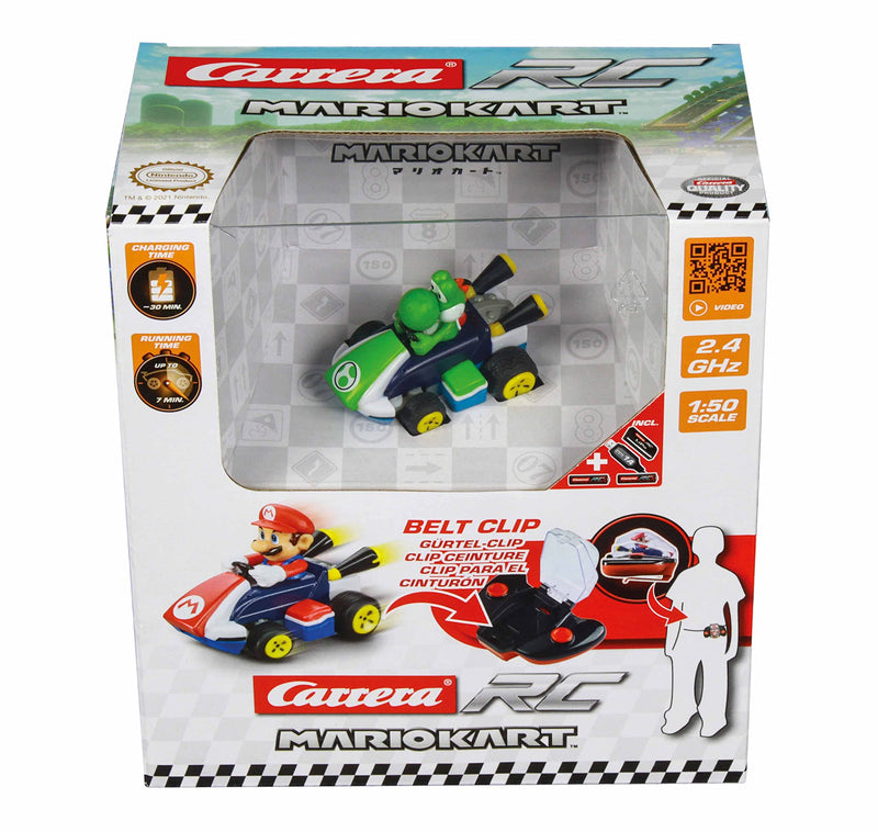 2,4GHz Mario Kart(TM) Mini RC, Yoshi (Paperbox) (370430004P