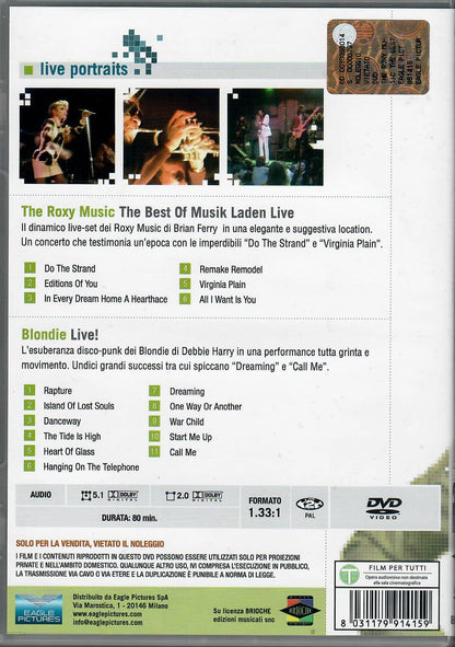 The Roxy Music The Best Of Music Laden Live Blondie Live