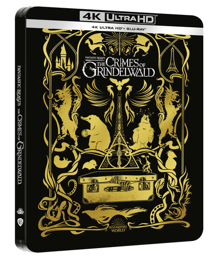 ANIMALI FANTASTICI E I CRIMINI DI GRINDELWALD Steelbook (4K Ultra HD + Blu-Ray