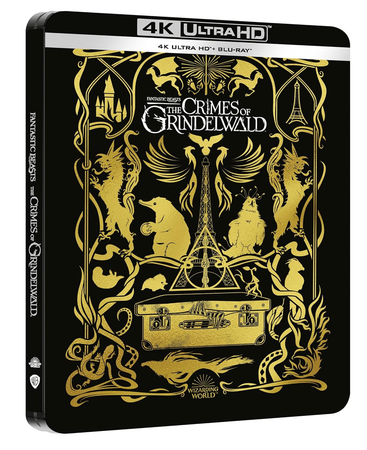 ANIMALI FANTASTICI E I CRIMINI DI GRINDELWALD Steelbook (4K Ultra HD + Blu-Ray