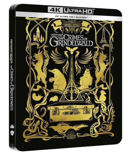 ANIMALI FANTASTICI E I CRIMINI DI GRINDELWALD Steelbook (4K Ultra HD + Blu-Ray