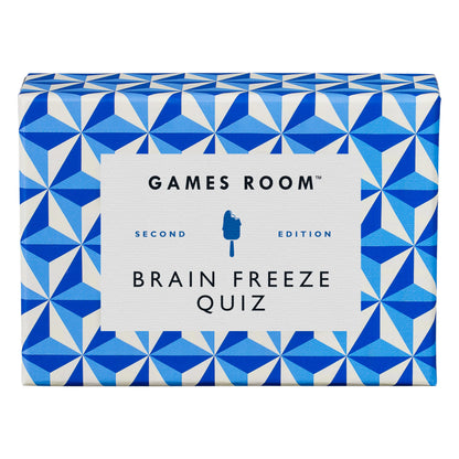 Ridley’s Brain Freeze Trivia Card Game – Trivia Games for Adults and Kids – 2+ Players – Includes 140 Unique Question Cards – Fun Quiz Cards That Make a Great Gift Trivia Brain Freeze