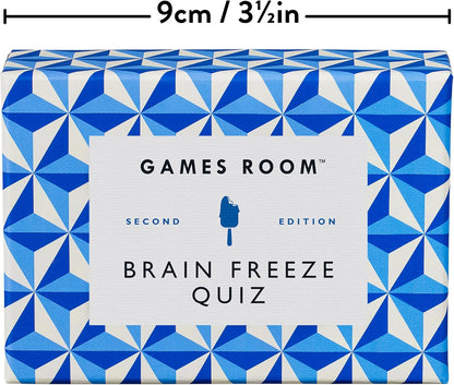 Ridley’s Brain Freeze Trivia Card Game – Trivia Games for Adults and Kids – 2+ Players – Includes 140 Unique Question Cards – Fun Quiz Cards That Make a Great Gift Trivia Brain Freeze