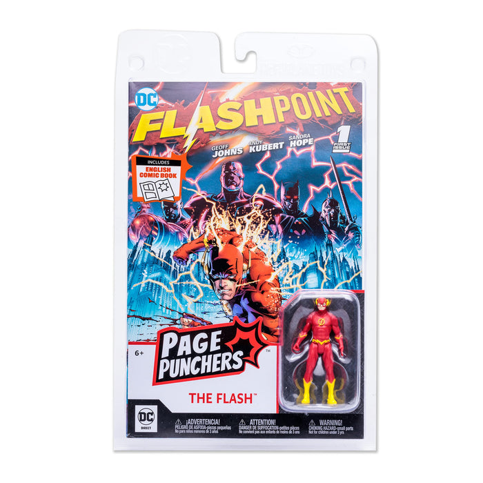 McFarlane Toys - DC Direct - 3IN Figure with Comic WV1 - The Flash (Flashpoint