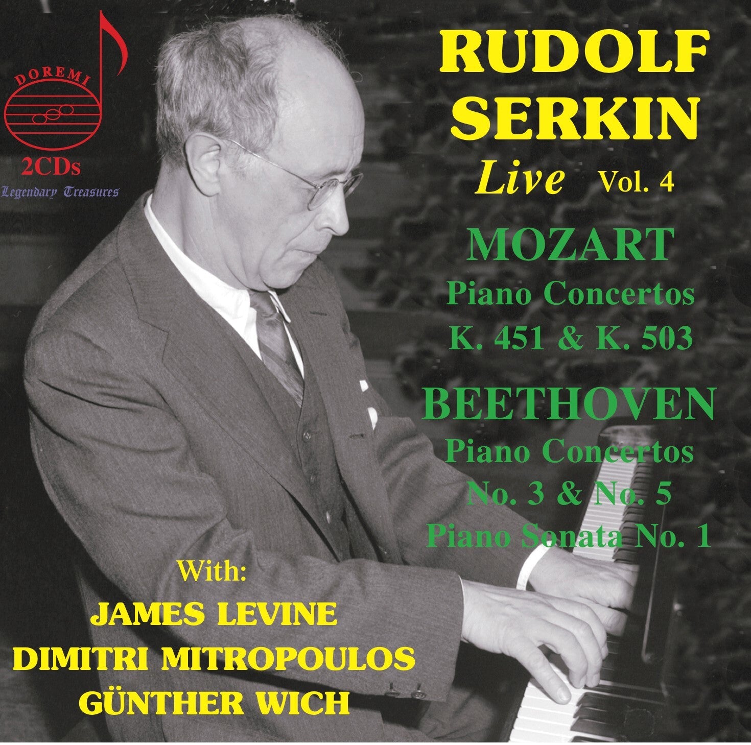 Rudolf Serkin: Live: Mozart: Piano Concertos K.451 & K.503/... - Volume 4