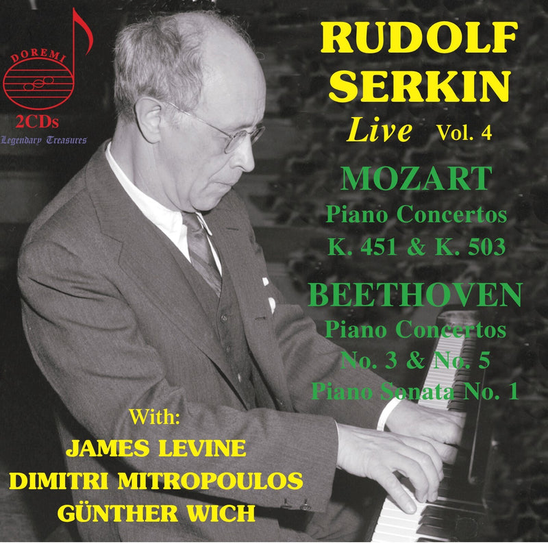 Rudolf Serkin: Live: Mozart: Piano Concertos K.451 & K.503/... - Volume 4