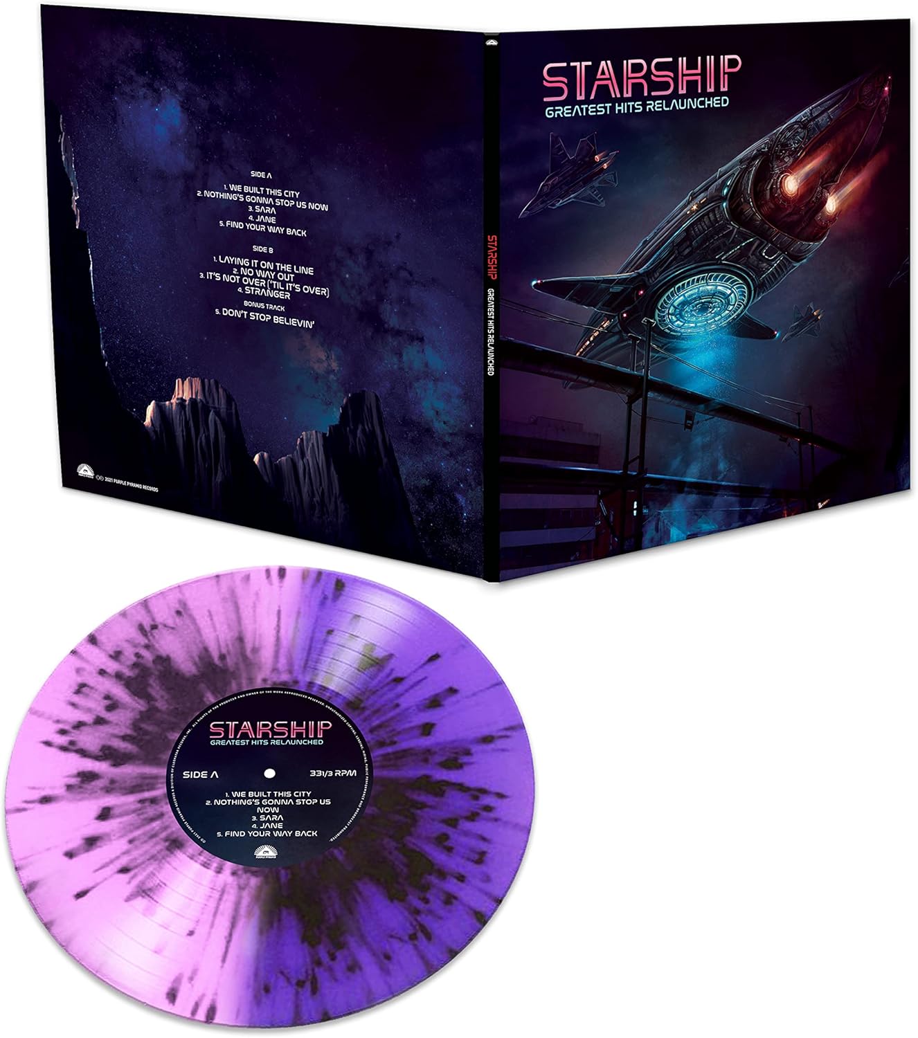 Greatest Hits Relaunched - SPLIT COLOR SPLATTER
