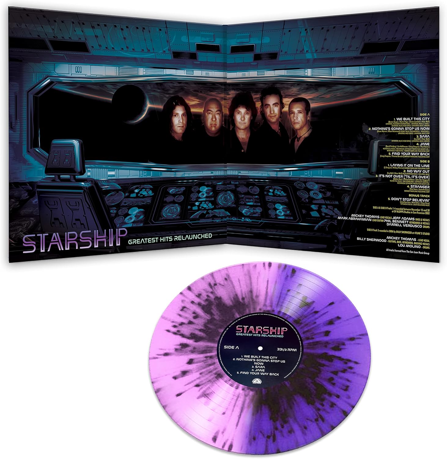 Greatest Hits Relaunched - SPLIT COLOR SPLATTER