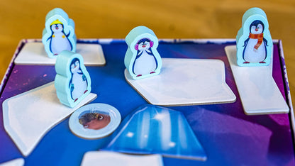Blue Orange | Pengo Jump | Juego de Mesa | A Partir de 5 Años | De 1 a 4 Jugadores | 15 Minutos por Partida | Multilenguaje (Incluye Español