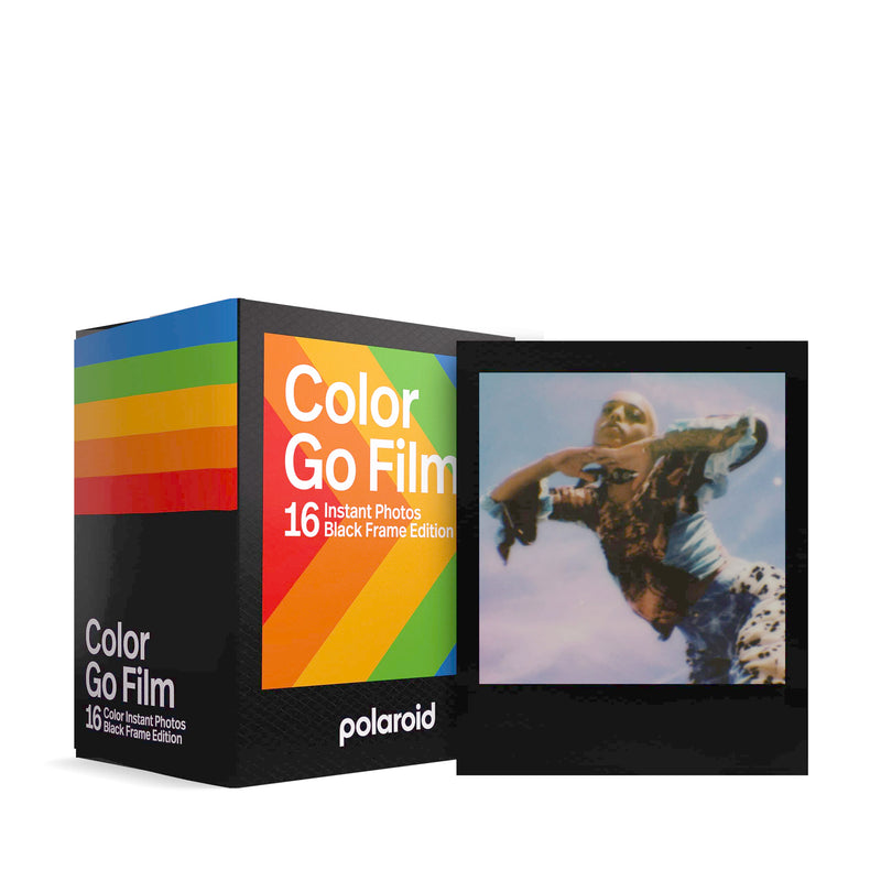 Polaroid 6211 Color film for Go - double pack - black frame, 16 FIlms (Packing May Vary