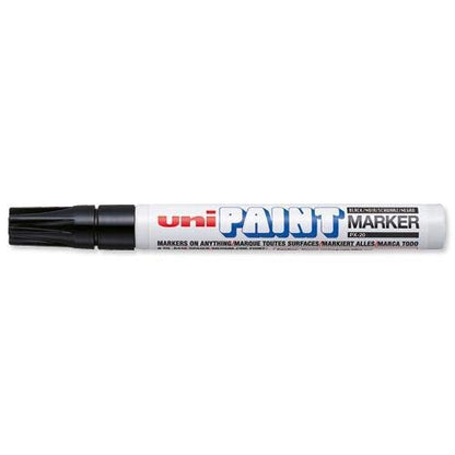 Uni-Ball Uni Paint Marker Medium Bullet Tip Black PK12aa