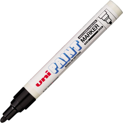 Uni-Ball Uni Paint Marker Medium Bullet Tip Black PK12aa