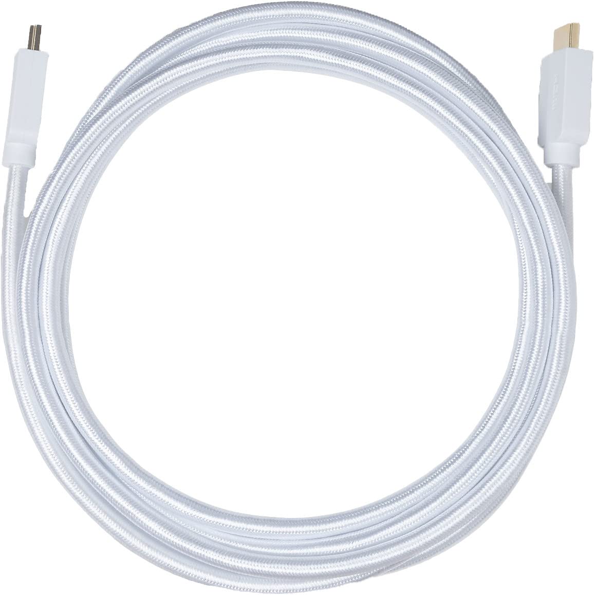 `Nacon Hdmi Cable 2.1 Braided, 8K - 3M, White`