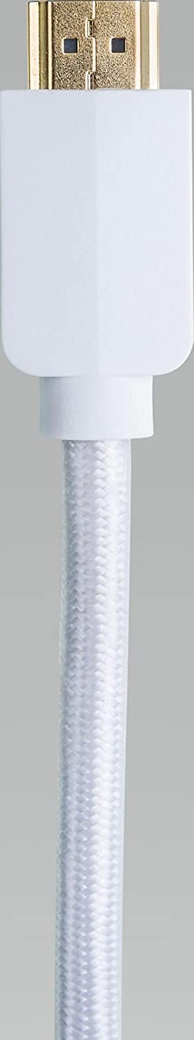 `Nacon Hdmi Cable 2.1 Braided, 8K - 3M, White`