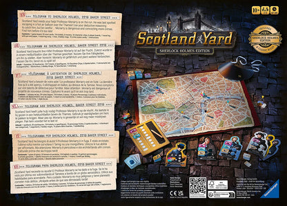 Ravensburger Scotland Yard Sherlock Homes Edition - Family Strategy Board Games for Kids and Adults Age 8 Years Up - 2 to 6 Players