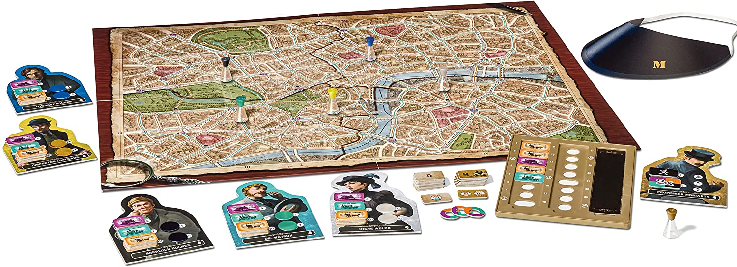 Ravensburger Scotland Yard Sherlock Homes Edition - Family Strategy Board Games for Kids and Adults Age 8 Years Up - 2 to 6 Players