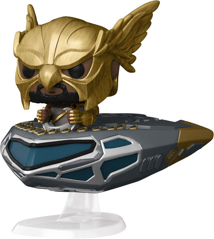 Funko Pop! Ride Super Deluxe: Black Adam - Hawkman On Hawk Cruiser - Vinyl-Sammelfigur - Geschenkidee - Offizielle Handelswaren - Spielzeug Für Kinder und Erwachsene - Movies Fans