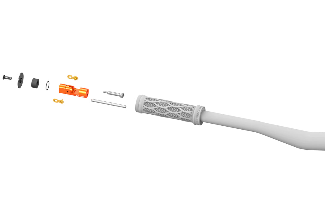 Granite Stash Tubeless Flat Tyre Repair Kit Bike Tool Kit - Easy Handlebar Storage - Complete Bike Tyre Plug Kit - 2 Different Size Tyre Plugs - Portable - Easy and Effortless Usage