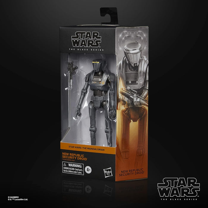 STAR WARS The Black Series New Republic Security Droid Toy 6-Inch-Scale The Mandalorian Action Figure, Toys Kids Ages 4 and Up, Multicolored (F5526