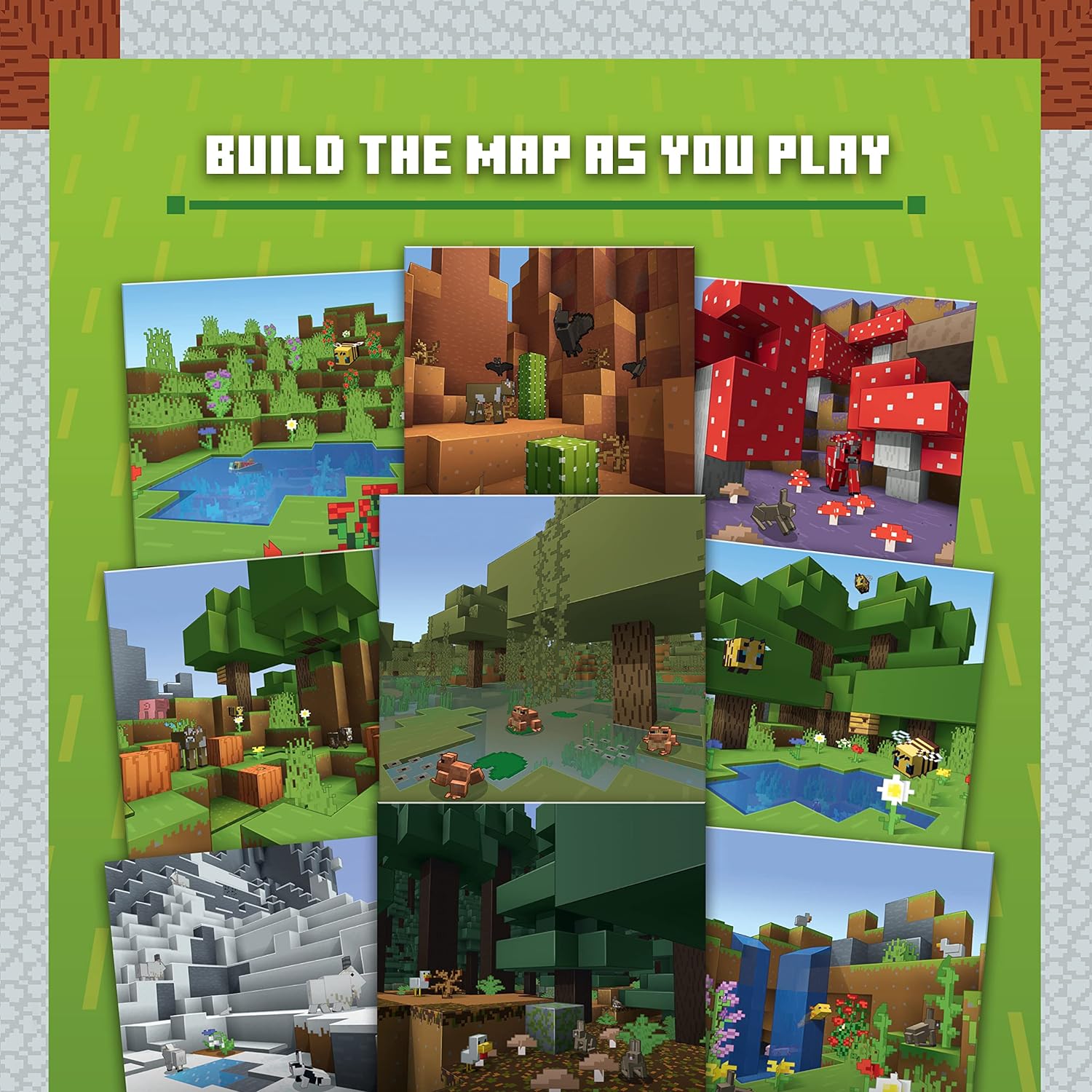 Ravensburger 20914 Minecraft Spiel Heroes of the Villag, Kooperatives Familienspiel für 2-4 Spieler, Minecraft Brettspiel ab 7 Jahren, Minecraft Geschenke