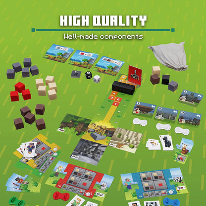Ravensburger 20914 Minecraft Spiel Heroes of the Villag, Kooperatives Familienspiel für 2-4 Spieler, Minecraft Brettspiel ab 7 Jahren, Minecraft Geschenke