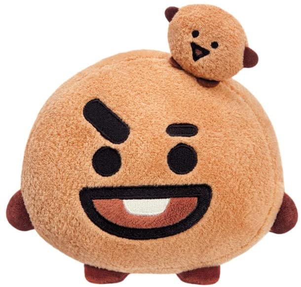 AURORA 61462, BT21 Official Merchandise, SHOOKY Soft Toy, 12 cm, Brown