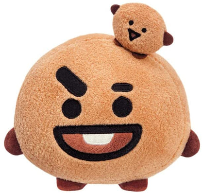 AURORA 61462, BT21 Official Merchandise, SHOOKY Soft Toy, 12 cm, Brown