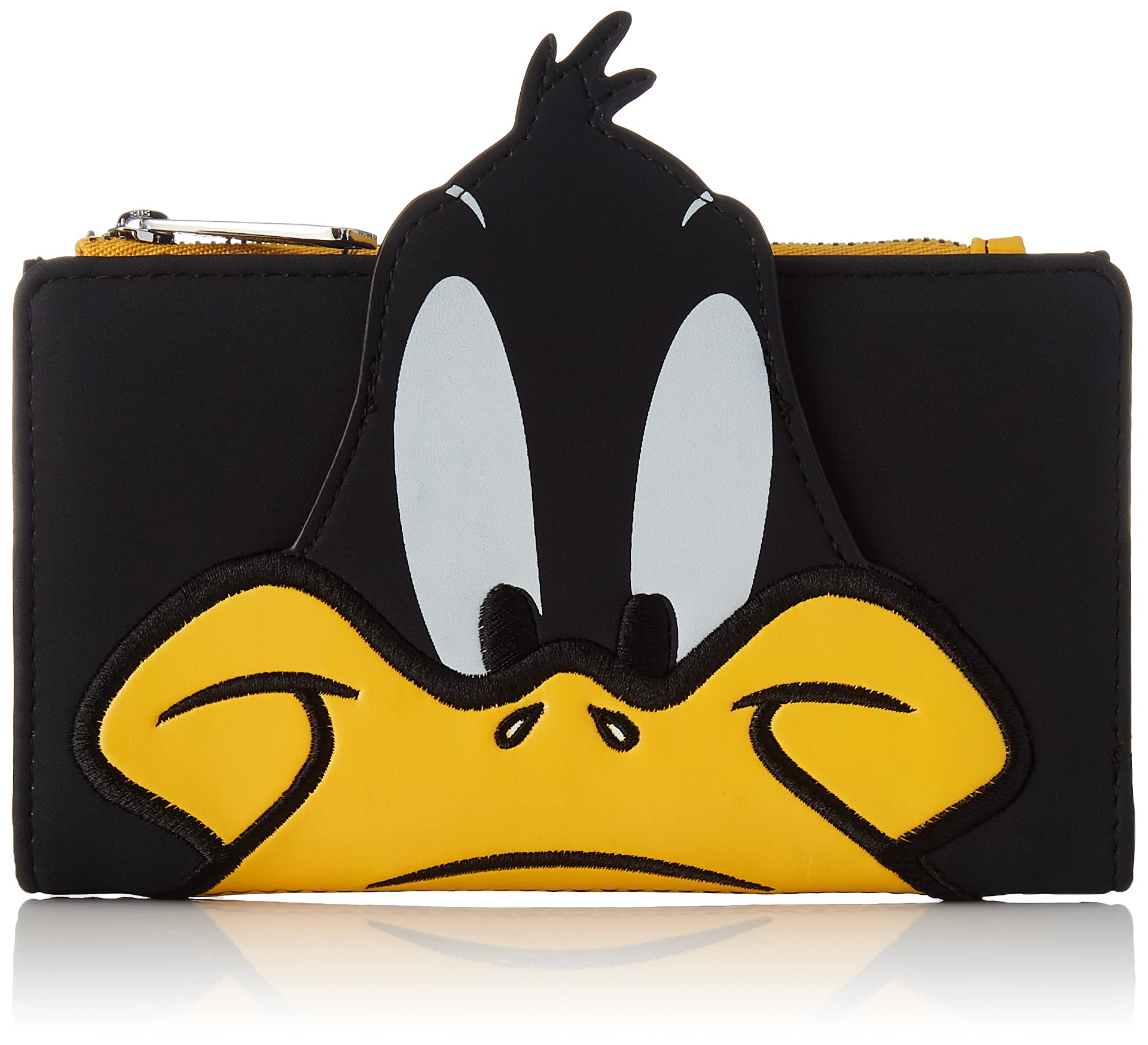 Loungefly x Looney Tunes Daffy Duck Cosplay Flap Wallet (Black, One Size
