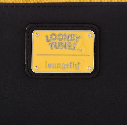 Loungefly x Looney Tunes Daffy Duck Cosplay Flap Wallet (Black, One Size