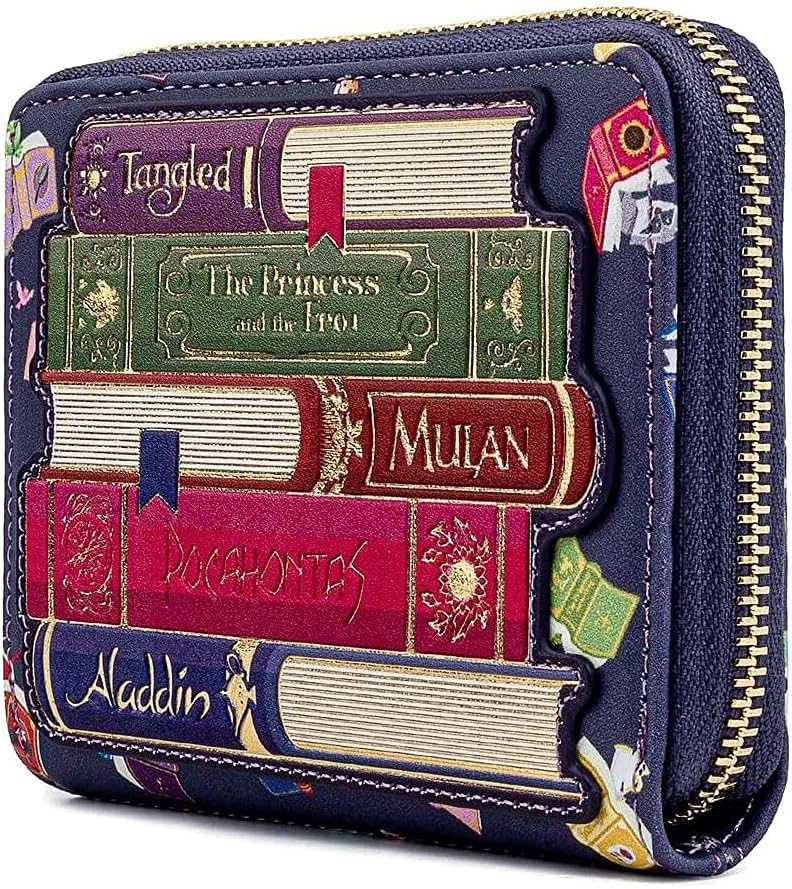 Loungefly Disney Princess Books Zip Around Wallet