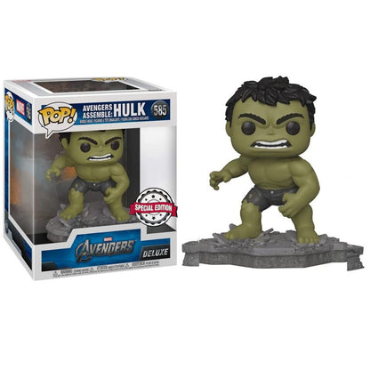 Funko POP! Deluxe: Marvel Avengers - Hulk - (Assemble) - Collectable Vinyl Figure - Gift Idea - Official Merchandise - Toys for Kids & Adults - Movies Fans - Model Figure for Collectors and Display